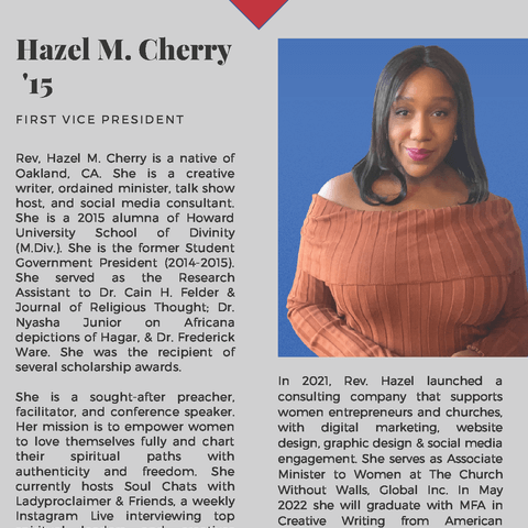 Hazel Cherry First Vice President